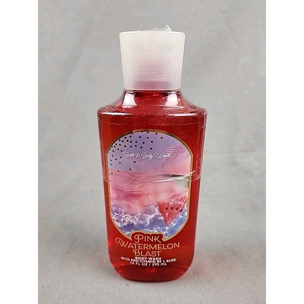 Bath & Body Works Pink‎ Watermelon Blast Body Wash 10oz New